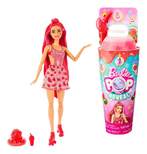 Barbie Pop Reveal Serie Frutas - Sandia - 8 Sorpresas Mattel
