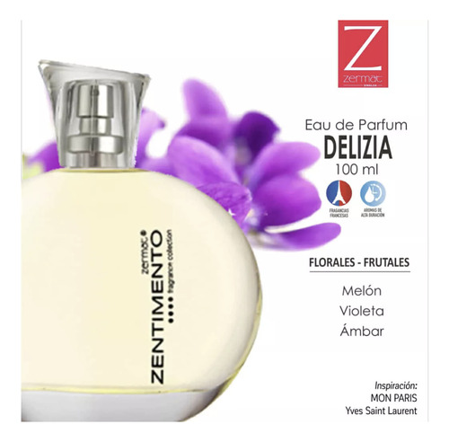 Fragancia Perfume Y Desodorante Delizia Zermat Dama