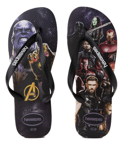 Chanclas Sandalias Havaianas Marvel Avengers Talla 33 A 43