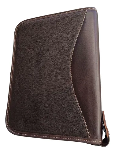 Carpeta A4cuero Vacuno Escritorio Ñanderu Tablet Netbook