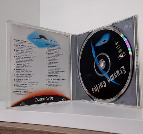 Cd Erasmo Carlos Millennium 20 Musicas Do Seculo Xx