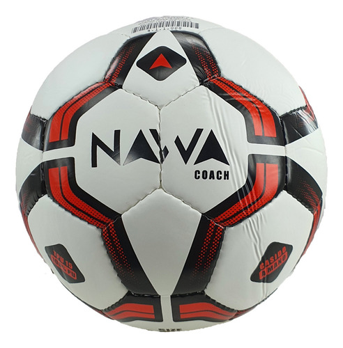 Pelota Nawa Futbol Unisex Coach Blanco-rojo Ras