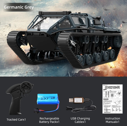 Tanque Oruga Rc Ripsaw-ev3-4 Todo Terreno Escala Luz Led