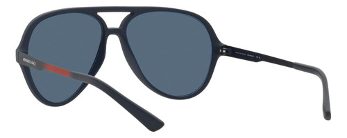 Gafas De Sol Armani Exchange Ax4133 Hombre Originales Color Azul Color Del Armazón Azul