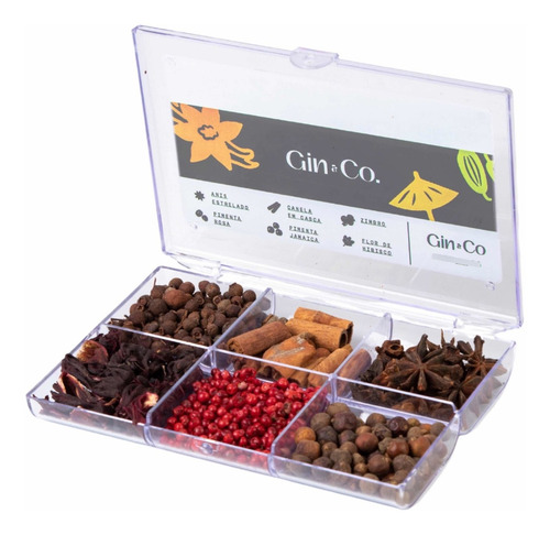 Imagem 1 de 5 de Kit Com 6 Especiarias Gin&co.