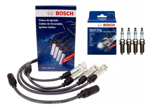Cables Y Bujías1 Elec. Vw Gol 1.6 Mi Saveiro 1997-2010 Bosch