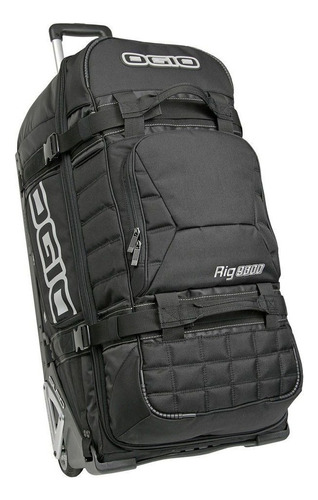 Maleta Para Viaje Bag Ogio Rig 9800 Motocross Gear Bag Color Negro-plateado