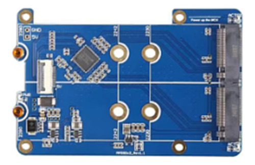 Para Pi5 Double 2280 5 Pcie A M.2 Nvme Dual Ssd