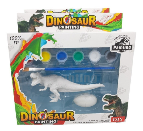 Dinosaurios Para Pintar A Tu Gusto 15cm Aprox