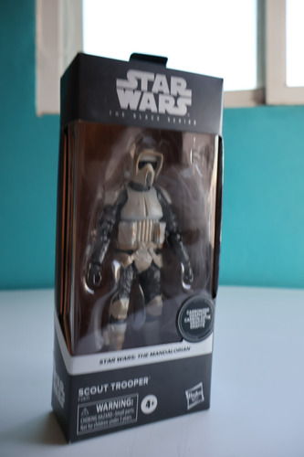 Star Wars Mandalorian Black Series Scout Trooper Carbonized