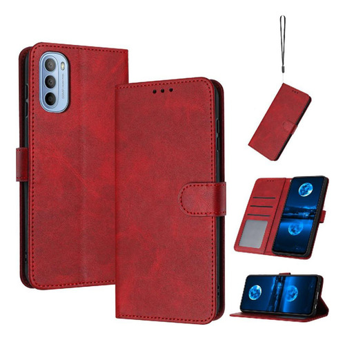 Funda Abatible Con Hebilla For Motorola Moto G52/g82