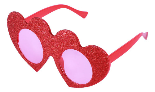 Gafas De Sol Infantiles Rojas En Forma De Corazón Para Disfr