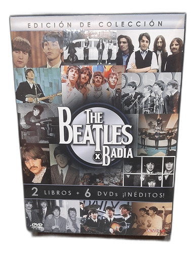  Beatles X Badia 6 Dvd Mas 2 Libros En Box Nuevo + Regalo