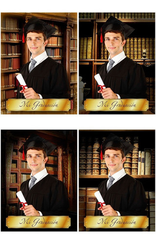 30 Plantillas Graduacion Editables Psd 6x8