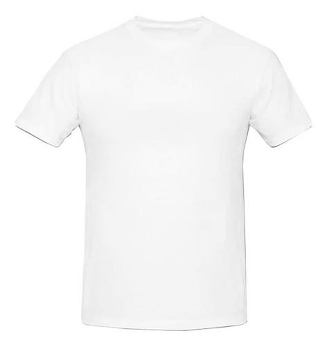 Remera Manga Corta Hombre Spum Jersey Blanco Para Sublimar 