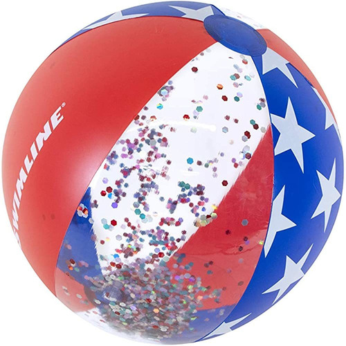 Swimline Americana Glitter Bola De Piscina Inflable - Talla 