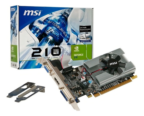 Tarjeta De Video Msi Nvidia N210 N210-md1g/d3 1gb Hdmi Vga