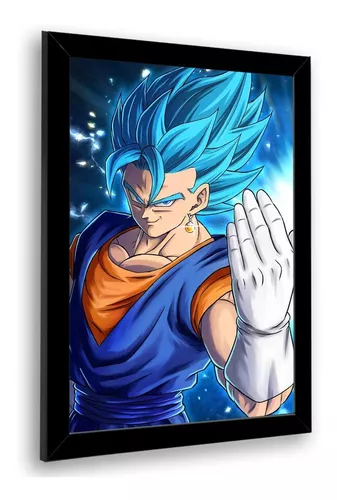 Quadro decorativo Vegeta Saiyajin Blue Dragon Ball