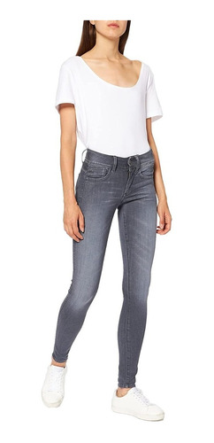 Jeans Super Skinny Lynn Para Mujer Madyrose En Gris 