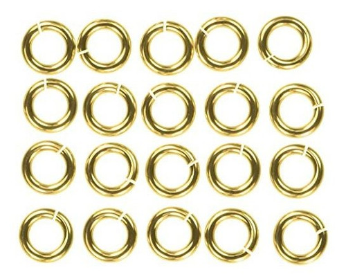 Alambre - 20 14k Gold Fill Jump Lock Rings 19 Gauge 5mm