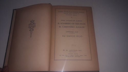 Alarcón Y Clarín/ La Novela Realista Española Jackson 1946