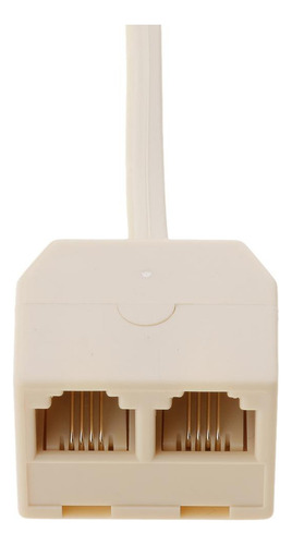 2 Vias Saída 4c Rj11 Telefone Linha Telefônica Modular