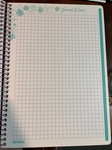 Cuaderno Universitario Botanic 3 Materias Mooving