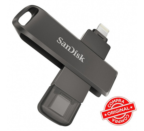 Imagen 1 de 7 de Memoria Usb 128gb Sandisk Lightning Usb iPhone iPad