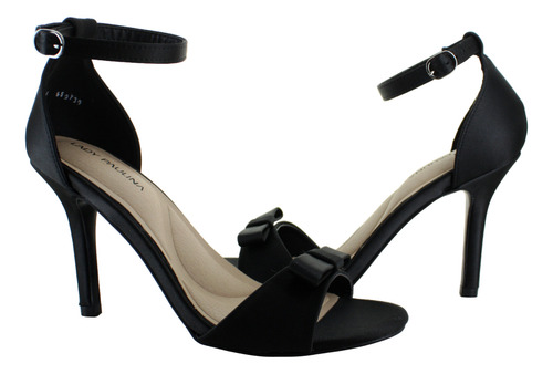 Lady Paulina Sandalia Tacon Moda Elegante Moño Mujer 93261