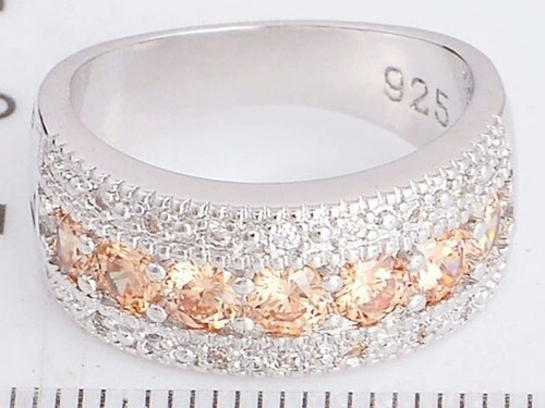 Anillo Plata 925 Brillantes Austriacos