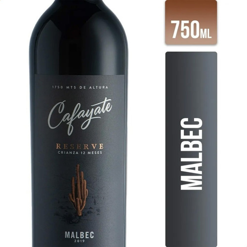 Etchart Cafayate Reserve - Tinto - Malbec - 750 mL - Botella - Unidad - 1