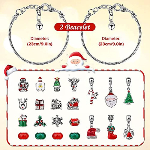1 Pulsera Con Calendario Navideño 2022 For Niñas