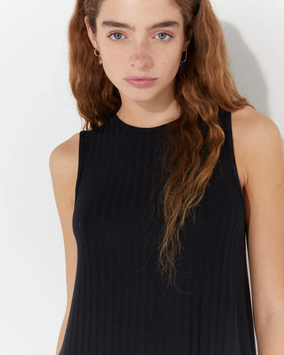 Imagen 3 de 6 de Vestido Lorey - Negro Mujer System