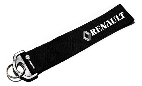 Llavero Cinta 20 X 4 Cm Renault Trafic Negro