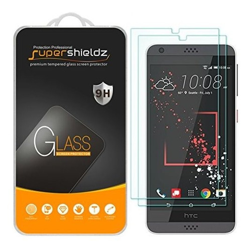 Protector De Pantalla, (2 Pack) Supershieldz Para Htc Desire