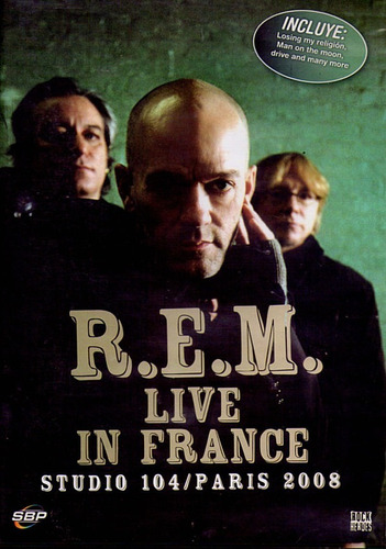 R.e.m. Live In France Dvd Nuevo Cerrado Original En Stock