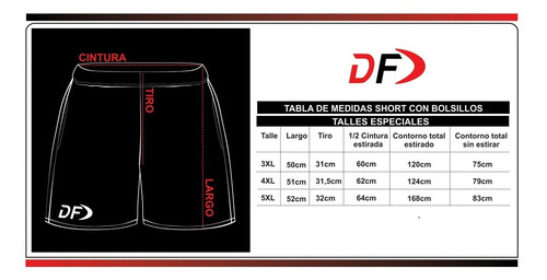 Remera Y Short Talles Especiales Conjunto Deportivo Padel