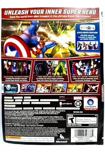 Kinect Marvel Avengers: Battle for Earth - Xbox 360 (SEMINOVO