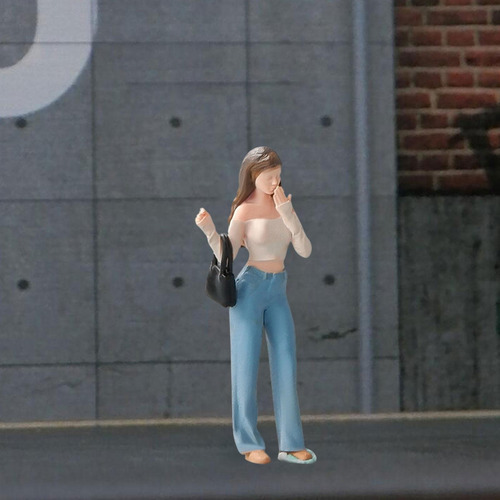 1/64 Figura De Pequenas Pessoas Pose Cena Personagem