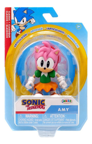 Sonic The Hedgehog Acción Figura 2.5 Pulgadas Amy Juguete Co