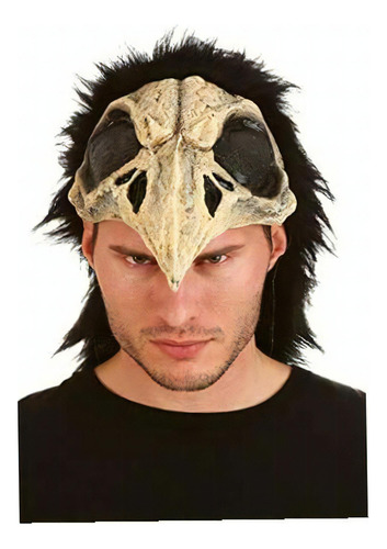 Crow Bird Helmet Gorro Cráneo De Cuervo Halloween Terror