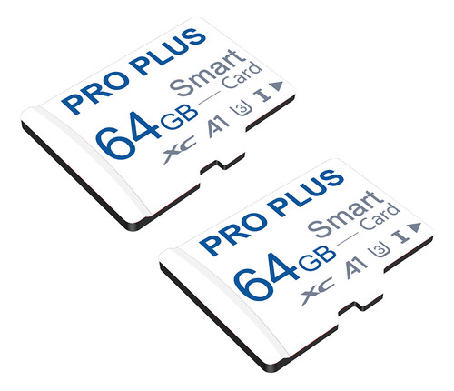 Paquete Pro Plus-2 De Tarjetas De Memoria De 64 Gb Con Adapt