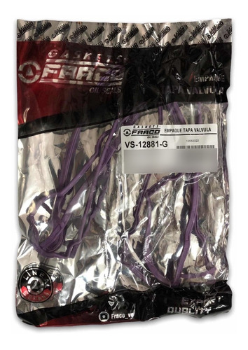 Imagen 2 de 2 de Empacadura Tapa Válvula Optra Desaing Tapa Amarilla (morada)