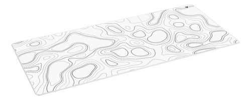 Mousepad Force One Skyhawk Snow XXL 900x400mm Cor Branco