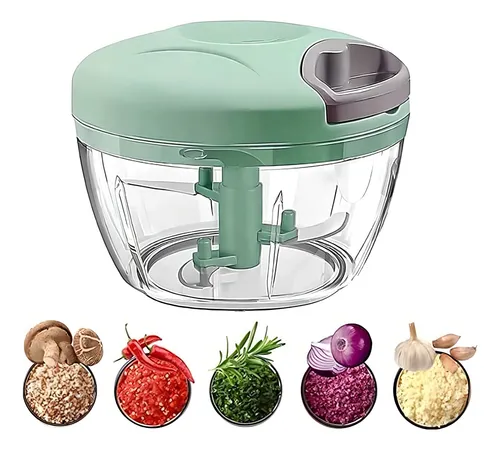 comprar Processador Triturador Moedor De Alimentos Manual Alho 500ml Cor Variável