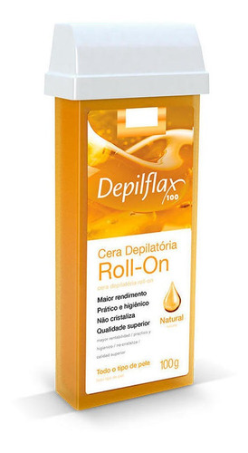 Depilflax Cera Depilatoria Roll On Natural 100gr