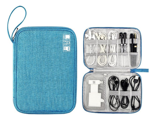 Estuche Organizador De Cables , Cargador , Usb Tablet Pc  M