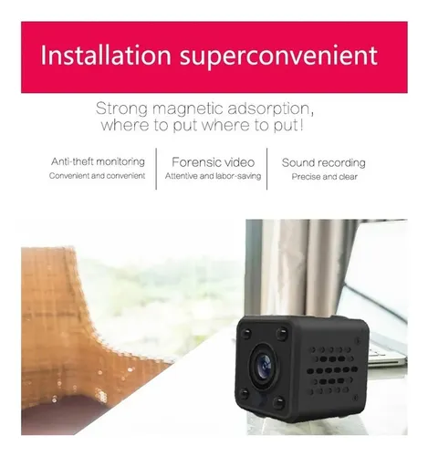 Videocámara Inalámbrica Con Sensor De Movimiento De Mini Cám