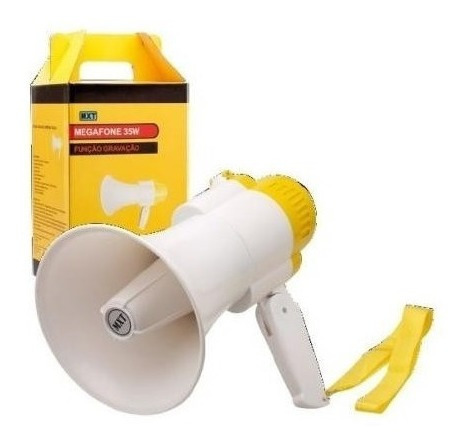 Imagem 2 de 3 de Megafone Profissional Portátil 35 Watts Função Gravação