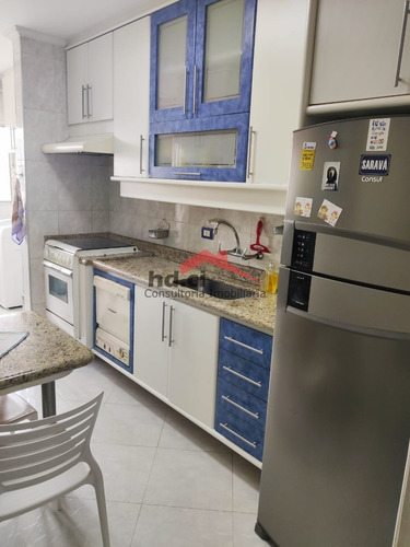 Imagem 16 de 18 de Lindo Apartamento Na Vila Esperança, Com 2 Quartos, Excelente Cozinha, Sala 2 Ambientes, Área De Serviço + Quarto Extra Com Banheiro E 1 Vaga, Salão D - Ap00088 - 69297206
